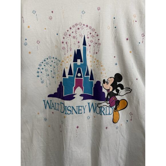 VTG Disney Designs Walt Disney World XL Mickey Mouse X-Large T-Shirt USA READ - Picture 2 of 9